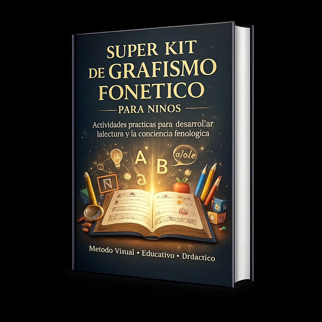 Super Kit de Grafismo Fonético para Niños Kit principal